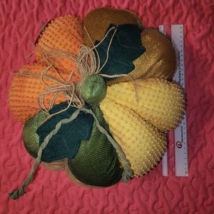 Cute and Unique Patchwork Pumpkin Decoration